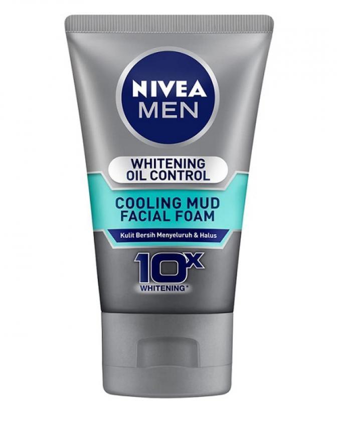 Nivea Men Whitining Oil Control Cooling Mud Facial Foam 100Ml